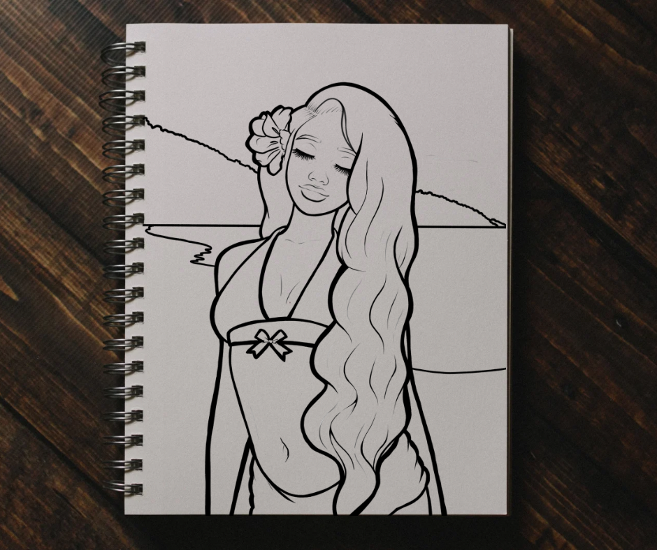 Soft Melaniny Coloring Book