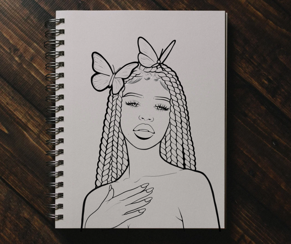 Soft Melaniny Coloring Book