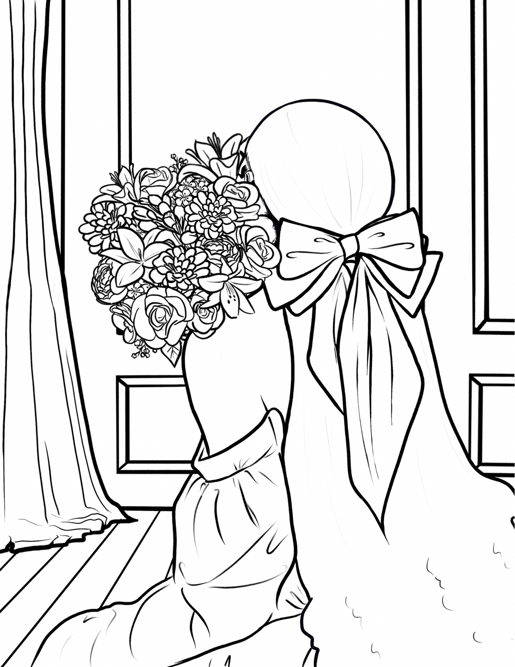 Soft Melaniny Digital Coloring Book for Black Women