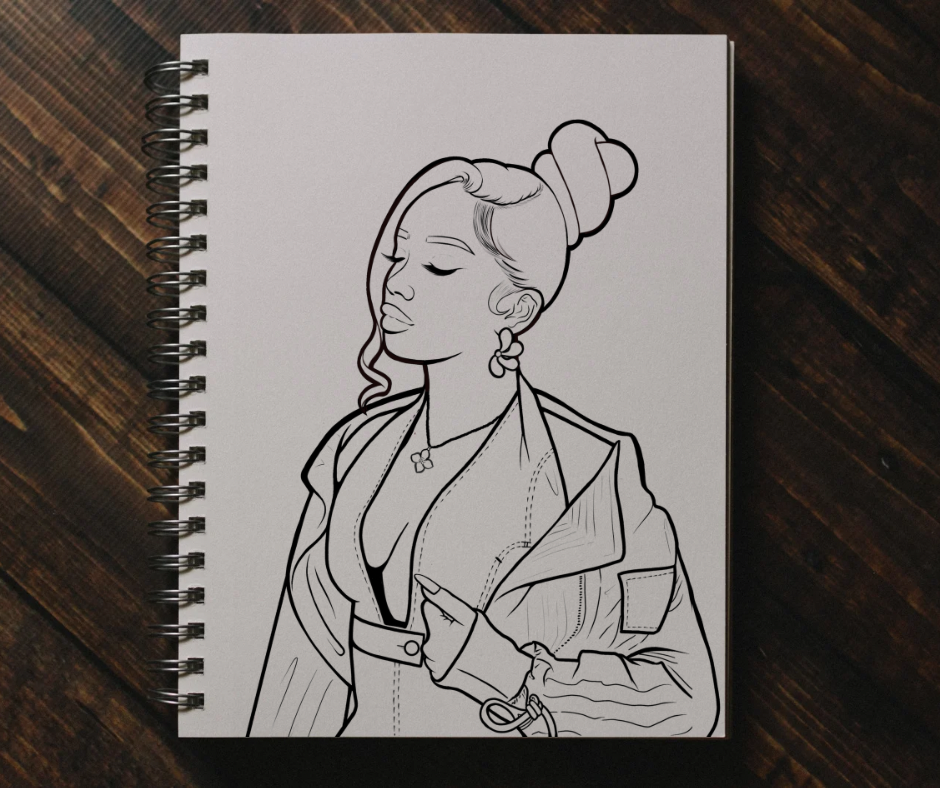 Soft Melaniny Coloring Book