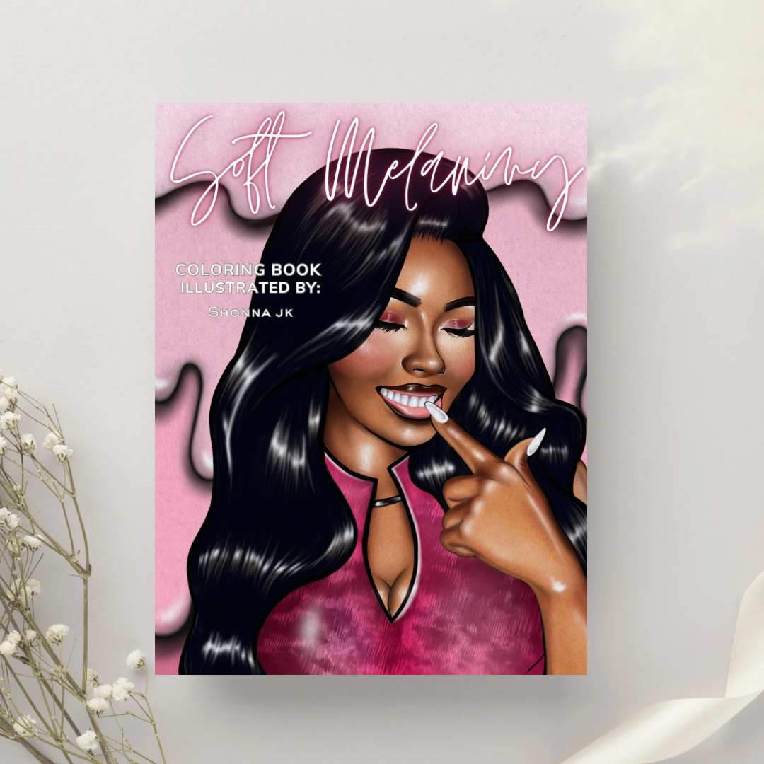 Soft Melaniny Coloring Book